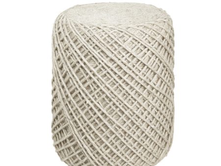 Bale Wool Pouffe For Sale