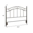 Winnie Adaptable Metal Headboard for Full Queen Size Beds Cheap