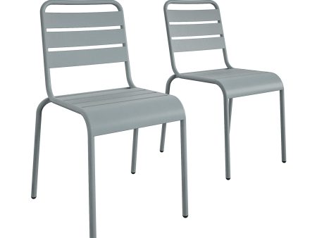 Poolside Gossip June Outdoor Indoor Stacking Dining Chairs, Set of 2 or 4 Sale