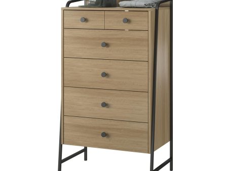 Bushwick Tall 5 Drawer Dresser Cheap