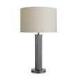 Knurled Pillar Table Lamp - Pewter Online Hot Sale