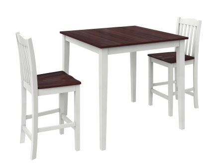 Shiloh 3-Piece Counter Height Dining Set For Sale