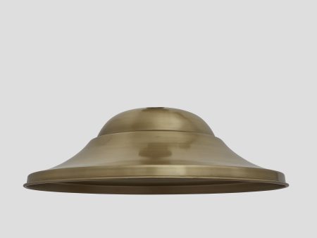 Giant Hat - 21 Inch - Brass - Shade Only Fashion