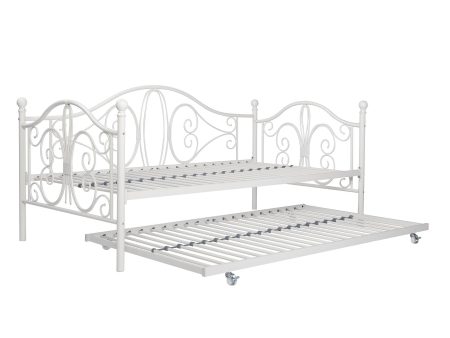 Ballard Victorian Metal Daybed and Trundle with Set Online