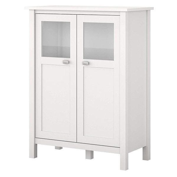 Bush BD018WH White Bathroom Storage Cabinet - Broadview on Sale