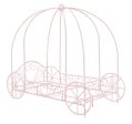 Metal Twin Carriage Bed Whimsical and Scrolled Design Online now