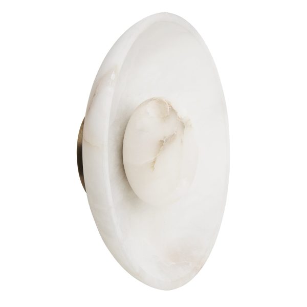 Alabaster Diffuser Wall Light - 10 inch - White Online