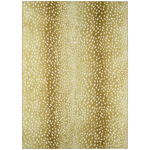 Dalyn Rugs Mali ML3 Gold Animal Machine Made Rug Online Sale