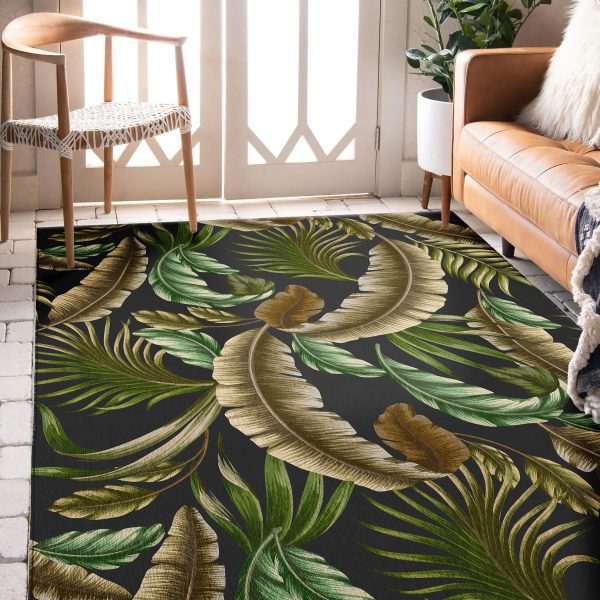 Dalyn Rugs Tropics TC1 Black Coastal Machine Made Rug Fashion