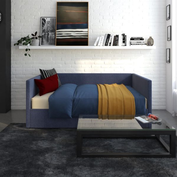 Upholstered Daybed with Wooden Slats and Storage Drawers Supply