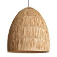 Raffia Ceiling Pendant Light - Bell - Natural Online Sale