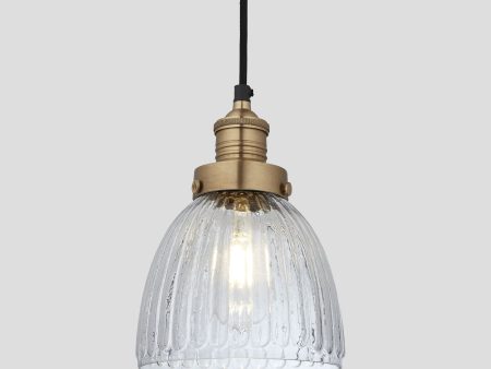 Brooklyn Glass Cone Pendant Light - 7 Inch For Discount