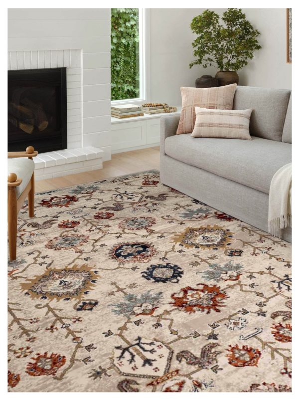 Limited Lizzo LA-858 Beige  Traditional Machinemade Rug Fashion