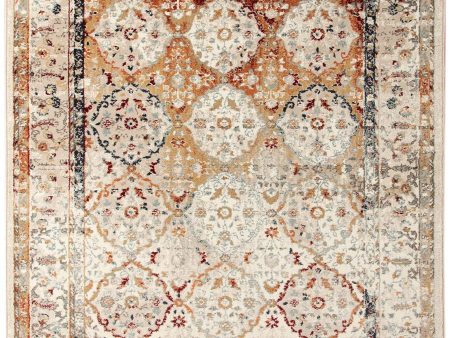 Limited Lizzo LA-855 IVORY MULTI Traditional Machinemade Rug For Sale