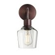 Albany Glass Schoolhouse Single Wall Light - 5.5 Inch - Clear on Sale