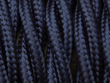 Dark Blue Twisted Fabric Flex - Braided Cloth Cable Lighting Wire Fashion