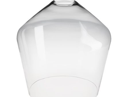 Glass Schoolhouse - 10 Inch - Clear - Shade Only For Sale