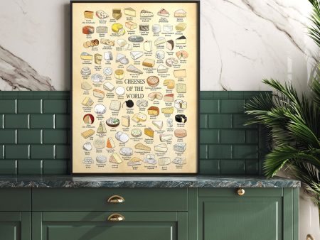 Cheeses Of The World poster Online