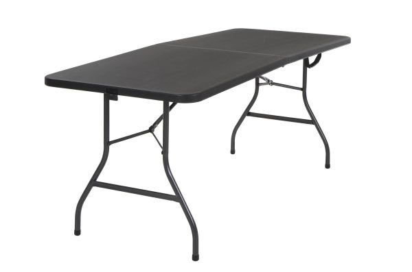 6 ft Fold-in-Half Banquet Folding Table with Handle For Discount