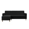 Liberty Reversible Sectional Futon with Storage Fashion