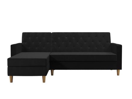 Liberty Reversible Sectional Futon with Storage Fashion