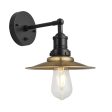 Brooklyn Flat Wall Light - 8 Inch - Brass Online