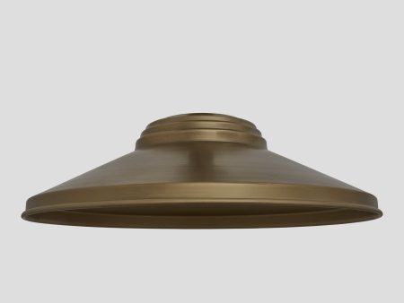 Giant Step - 18 inch - Brass - Shade Only on Sale