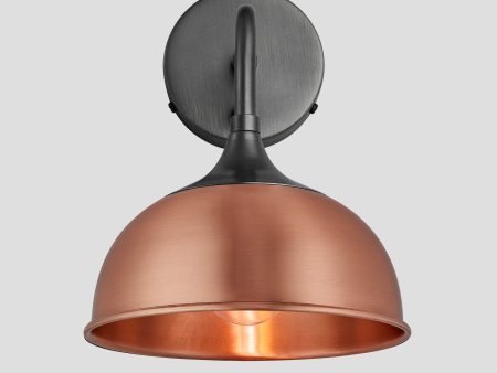 Chelsea Dome Wall Light - 8 Inch - Copper For Cheap