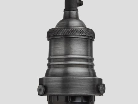 Brooklyn ES E27 Bulb Holder - Pewter Online