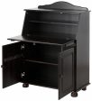 Chester Solid Wood Fold Out Storage Desk with Bottom Storage Cabinet Online Hot Sale