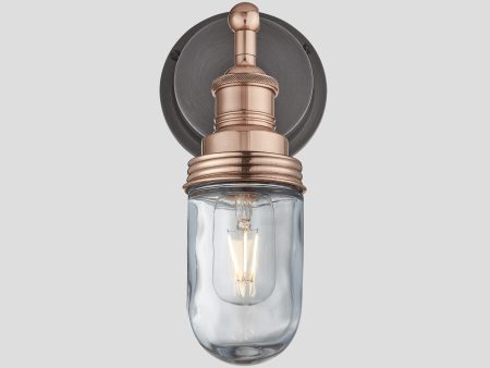 Brooklyn Outdoor & Bathroom Wall Light - Copper Online now