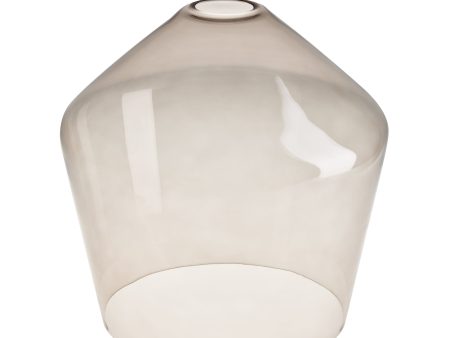 Smoked Glass Schoolhouse - 10 Inch - Mocha - Shade Only Sale