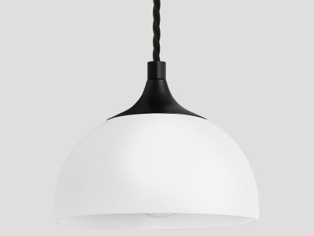 Chelsea Opal Glass Dome Pendant Light - 8 Inch Hot on Sale