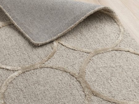 Alva Hand Tufted Wool Rug - Light Brown Discount