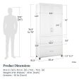 Kendall 36  Multipurpose Storage Cabinet with 5 Shelves Online now