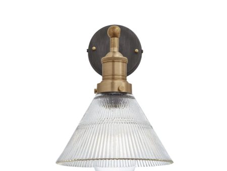 Brooklyn Glass Funnel Wall Light - 7 Inch Online Sale