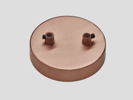 Ceiling Rose – 2 Outlet – Copper For Sale