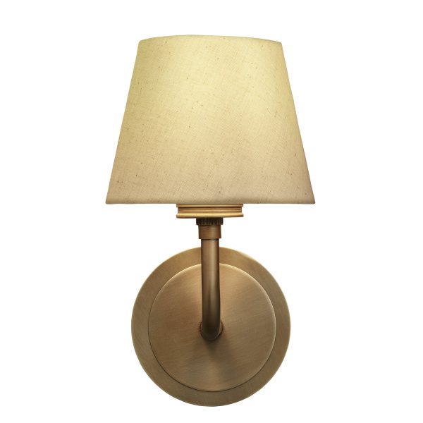 Albany Wall Light - Natural Cotton Shade Hot on Sale