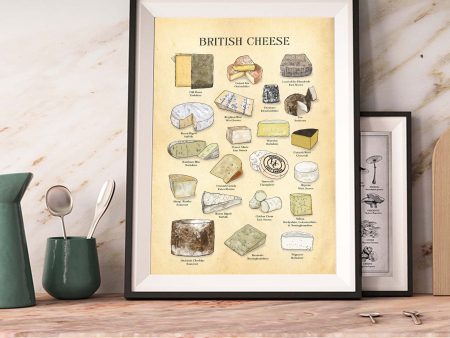 British Cheese Poster Online now