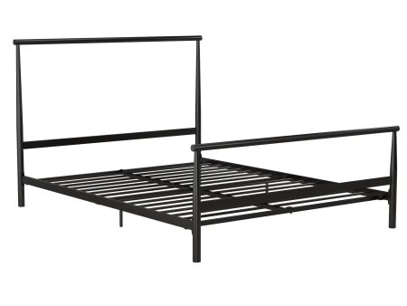 Calixa Modern Metal Bed with Multiple Height Adjustment Options For Discount