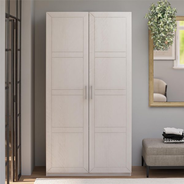 Perry Park Modular Bundle with Extra Wide Wardrobe with 2 Drawers and 2 Membrane Door Kits Supply