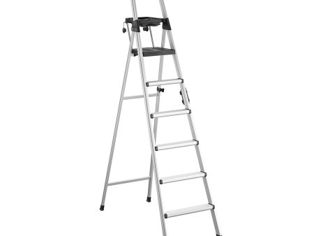 8 ft Signature Series Step Ladder with Utility Trays Online Hot Sale