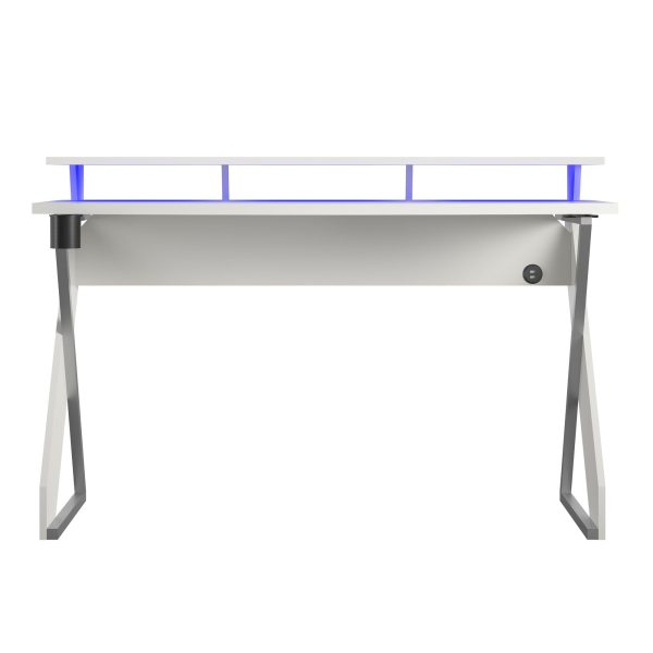 Xtreme Gaming Desk with Riser and LED Lights Cheap