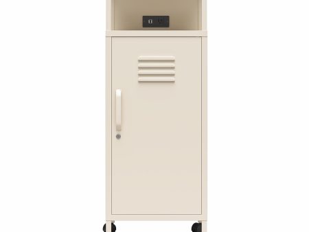 Cache Metal Locker-Style Mobile Storage Cart Online Sale