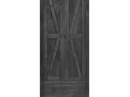 Farmington Rustic Farmhouse 30 Inch Wide Storage Cabinet Hot on Sale