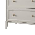 Monticello Wide 6 Drawer Dresser with Gold Accents on Sale