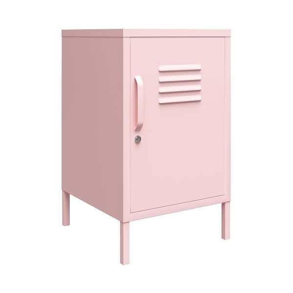 Cache 1 Door Metal Locker End Table Online Hot Sale