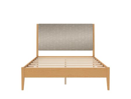 Dacin  Wood and Upholstered Platform Bed Sale