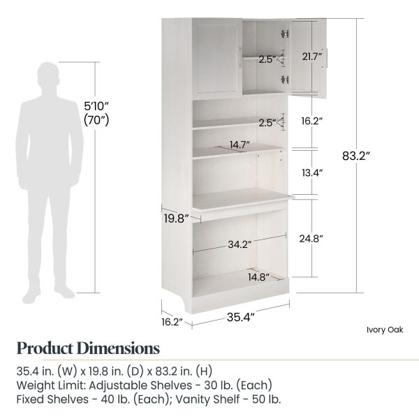 Eiler Vanity Modular Closet Unit For Sale