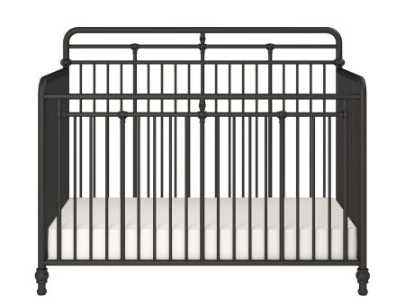 Monarch Hill Hawken 3 in 1 Convertible Metal Crib Adjusts to 3 Heights Online now